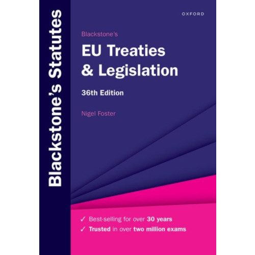 Oxford University Press Blackstone's EU Treaties & Legislation (häftad, eng)