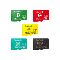 Produktbild för SanDisk Nintendo Switch - flash-minneskort - 64 GB - mikroSDXC UHS-I