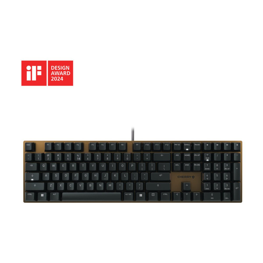 Produktbild för CHERRY KC 200 MX - tangentbord - QWERTY - USA med eurosymbol - svart Inmatningsenhet