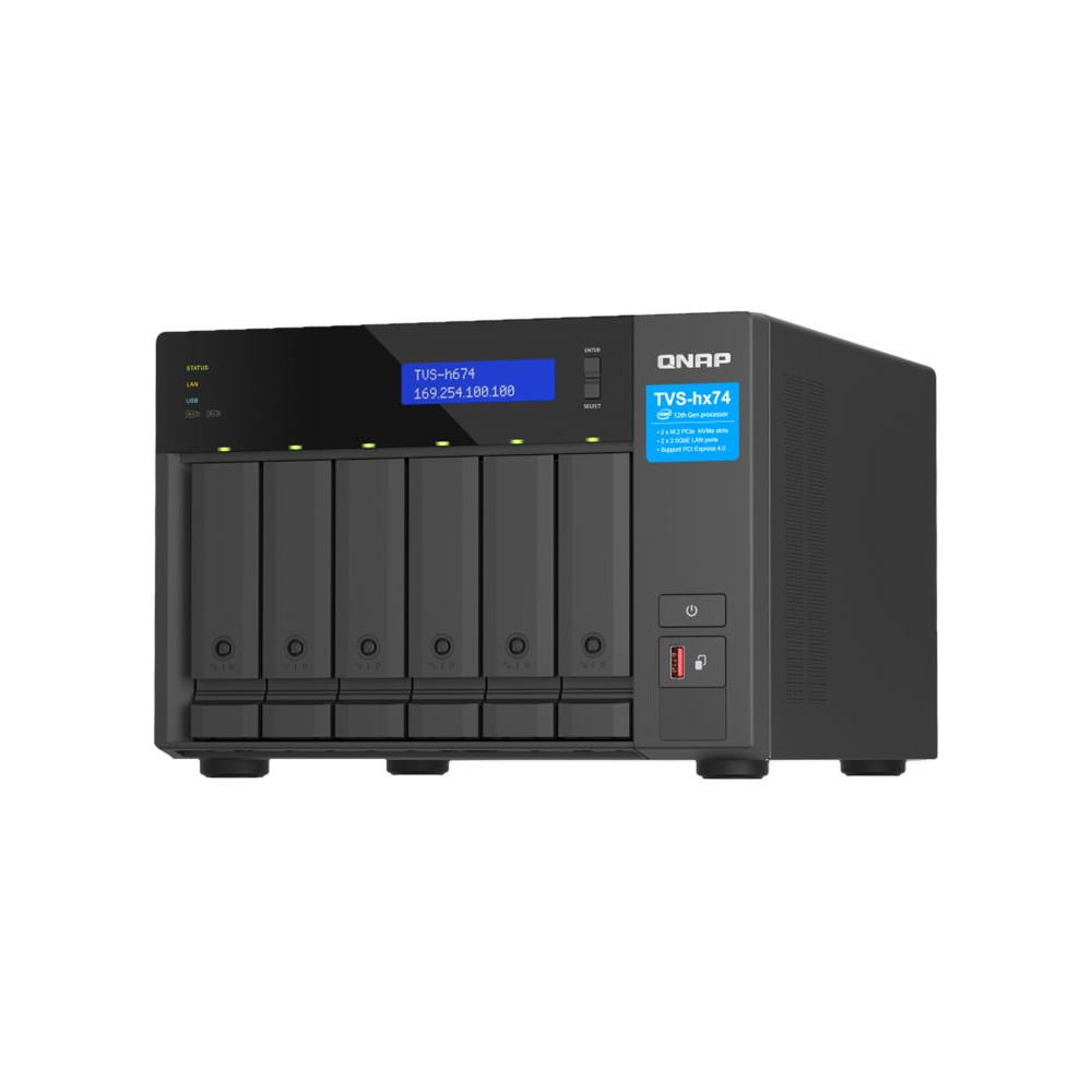 Produktbild för QNAP TVS-H674 - NAS-server