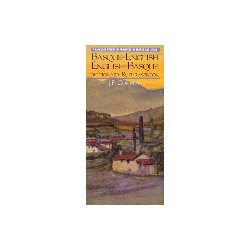 Produktbild för Basque-English/English-Basque Dictionary & Phrasebook (häftad, eng)