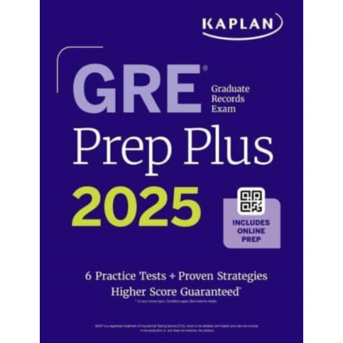 Kaplan AEC Education GRE Prep Plus, Ninth Edition (2026): Includes 6 Practice Tests, 1500+ Practice Questions + Online Access to a 500+ Question Bank, Video Tutorials, and Live Class Sessions (häftad, eng)