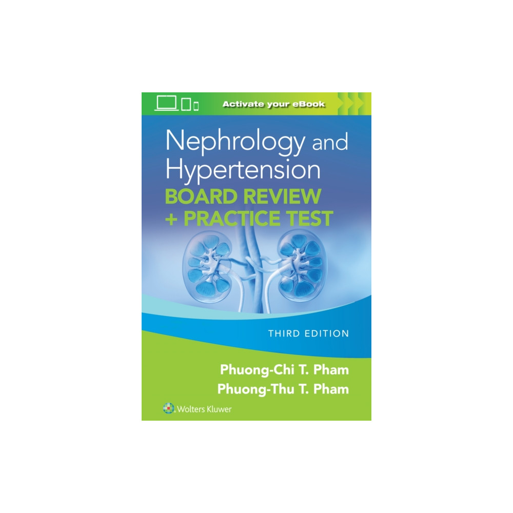 Produktbild för Nephrology and Hypertension Board Review: Print + eBook with Multimedia (häftad, eng)