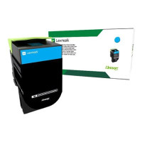 Produktbild för Lexmark 702C - cyan - original - tonerkassett - LCCP, LRP