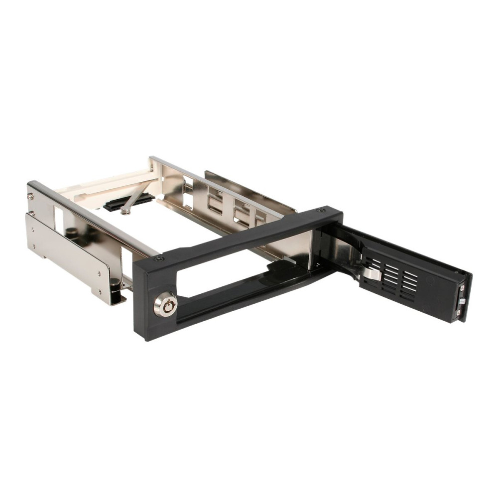 Produktbild för StarTech.com 5,25" hyllfri hot swap flyttbart ställ för 3,5" hårddisk - förvaringsmobilrack