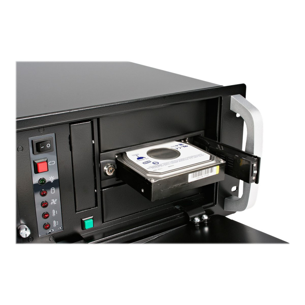 Produktbild för StarTech.com 5,25" hyllfri hot swap flyttbart ställ för 3,5" hårddisk - förvaringsmobilrack