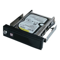 Produktbild för StarTech.com 5,25" hyllfri hot swap flyttbart ställ för 3,5" hårddisk - förvaringsmobilrack