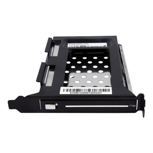 StarTech.com StarTech.com 2.5in SATA Removable Hard Drive Bay for PC Expansion Slot - Storage bay adapter - black - S25SLOTR - adapter för lagringsfack