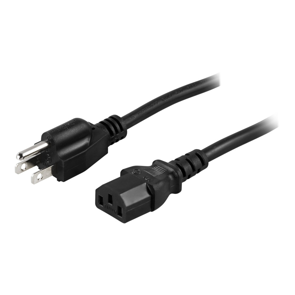 Produktbild för DELTACO DEL-109US - strömkabel - NEMA 5-15 till power IEC 60320 C13 - 2 m
