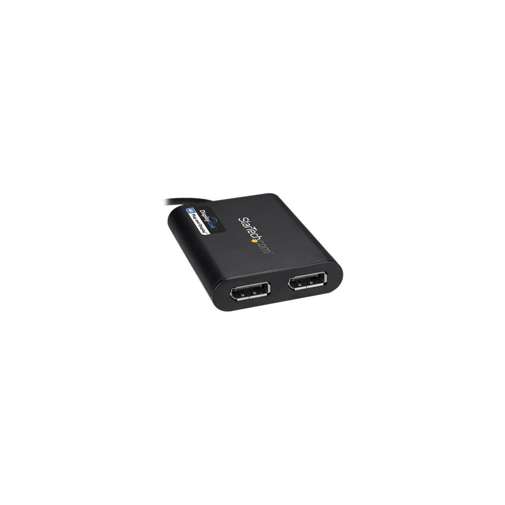 Produktbild för StarTech USB 3.0 till Dual DisplayPort-adapter - 4K 60 Hz - DisplayPort-adapter - USB typ A till DisplayPort - 30 cm