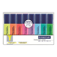 Produktbild för STAEDTLER Textsurfer classic - överstrykningspenna - neongrön, neongul, neonorange, neonrosa, neonblå, neonröd, neonturkos, neonviolett (paket om 8)