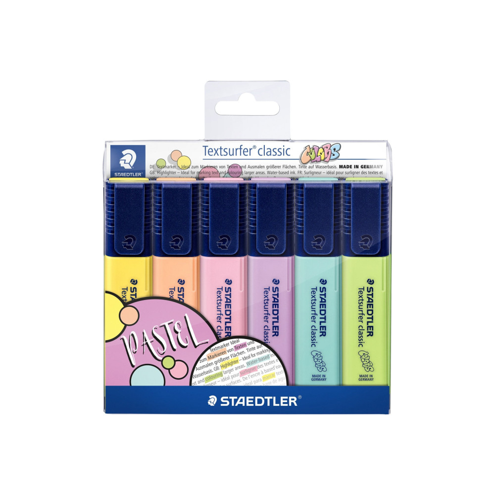 Produktbild för STAEDTLER Textsurfer classic 364 - överstrykningspenna - blandfärger (paket om 6)
