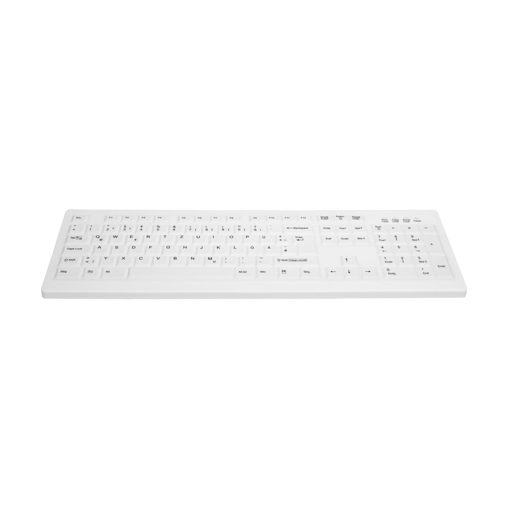 Produktbild för Active Key AK-C8100F - tangentbord - tysk - vit Inmatningsenhet