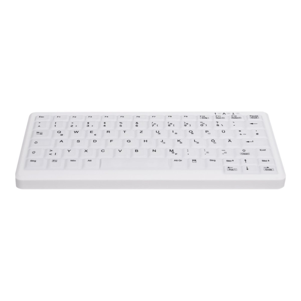 Produktbild för Contour Active Key MedicalKey ClassicClean AK-C4110 - tangentbord - medicinsk, hygienisk design mini - tysk - vit Inmatningsenhet