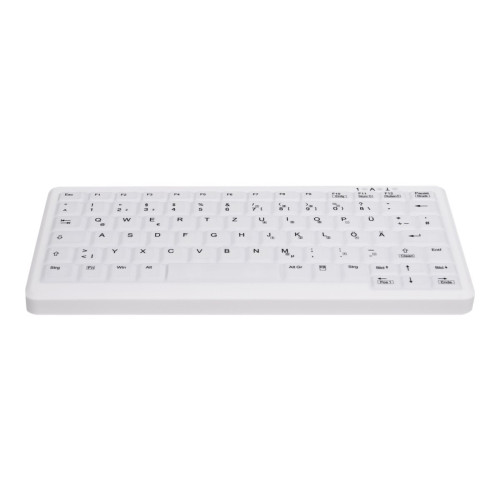 CHERRY Contour Active Key MedicalKey ClassicClean AK-C4110 - tangentbord - medicinsk, hygienisk design mini - tysk - vit Inmatningsenhet