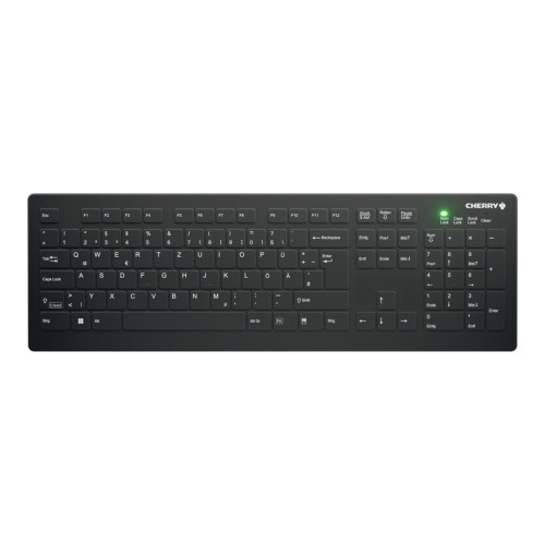 CHERRY Contour Active Key QuickClean AK-C8112 - tangentbord - medicinsk, hygienisk design full size - QWERTZ - tysk - svart Inmatningsenhet