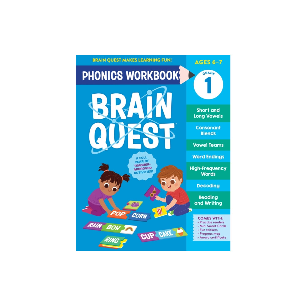 Produktbild för Brain Quest Phonics Workbook: Grade 1 (häftad, eng)