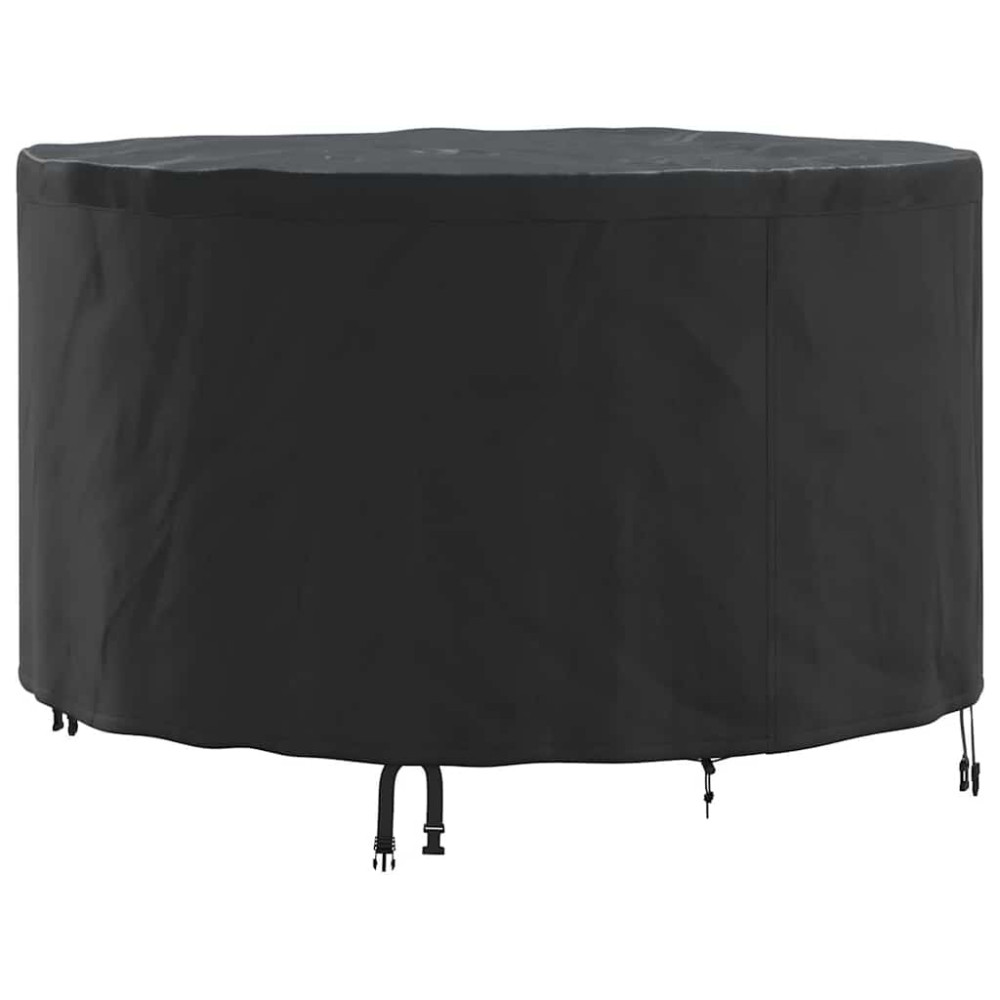 Produktbild för Möbelöverdrag Svart 102 x 102 x 71 cm 420D Oxford Tyg