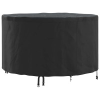 Produktbild för Möbelöverdrag Svart 102 x 102 x 71 cm 420D Oxford Tyg