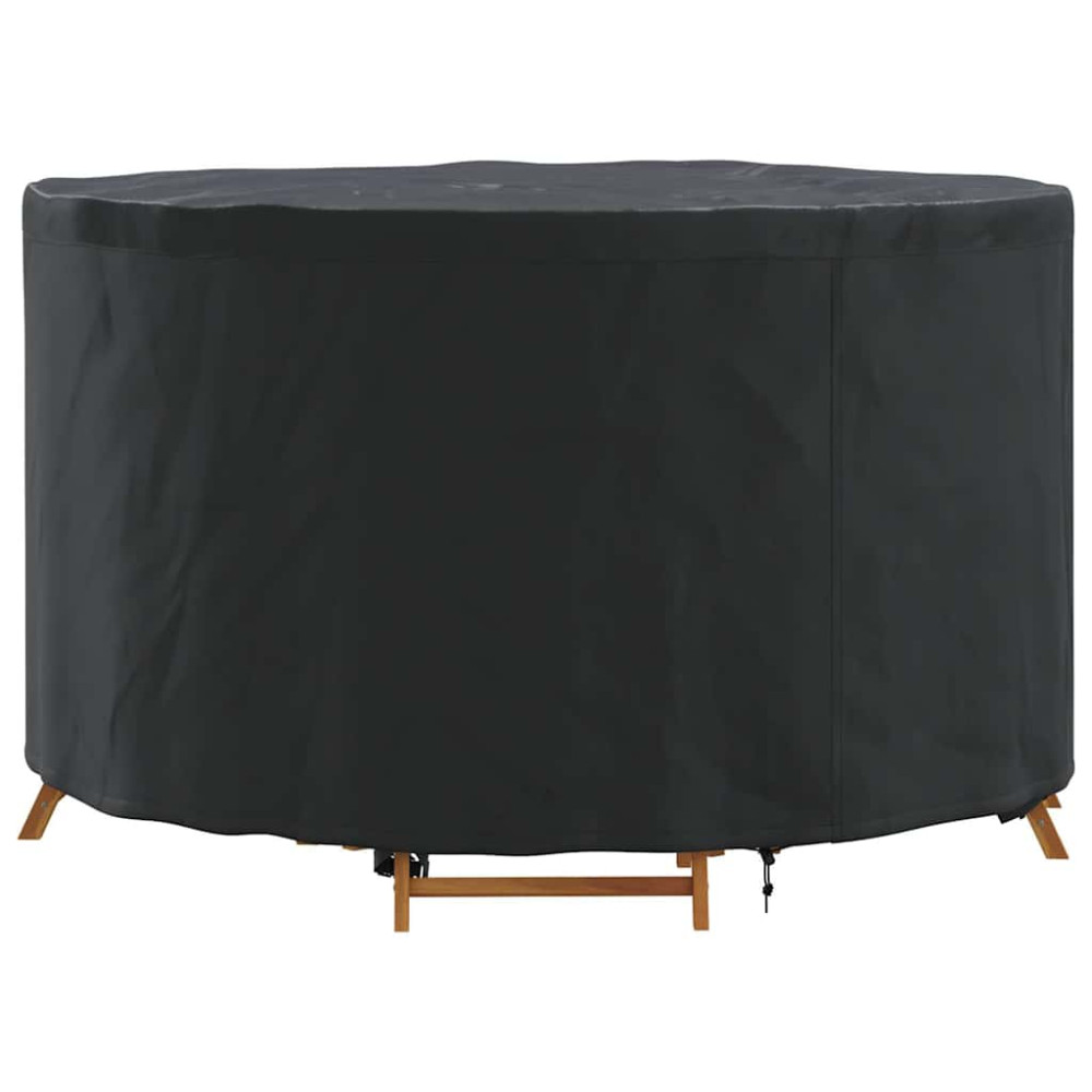 Produktbild för Möbelöverdrag Svart 102 x 102 x 71 cm 420D Oxford Tyg