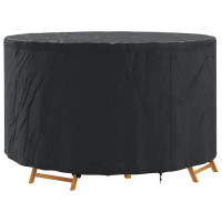 Produktbild för Möbelöverdrag Svart 157 x 157 x 71 cm 420D Oxford Tyg