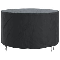 Produktbild för Möbelöverdrag Svart 157 x 157 x 85 cm 420D Oxford Tyg