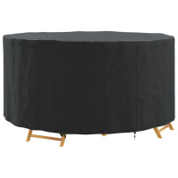 Produktbild för Möbelöverdrag Svart 182 x 182 x 71 cm 210D Oxford Tyg