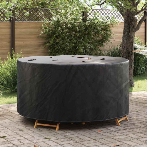 vidaXL Möbelöverdrag Svart 182 x 182 x 71 cm 420D Oxford Tyg
