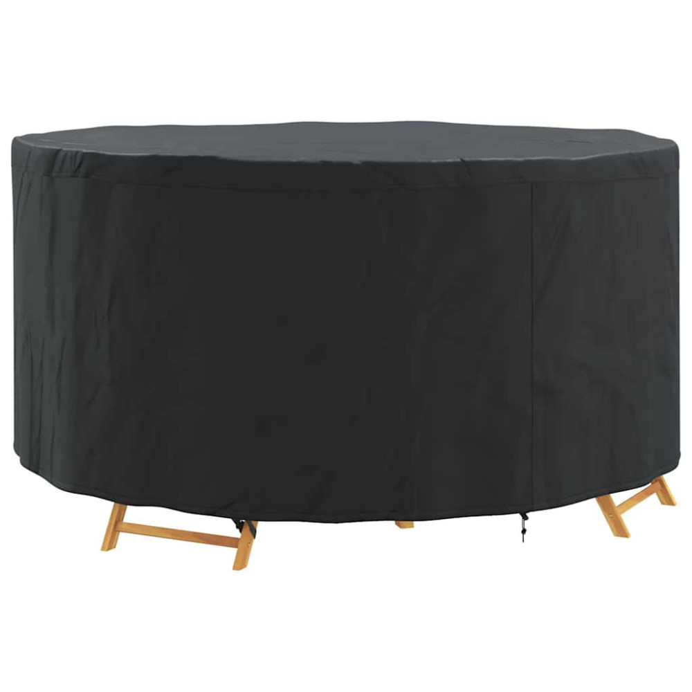 Produktbild för Möbelöverdrag Svart 182 x 182 x 71 cm 420D Oxford Tyg
