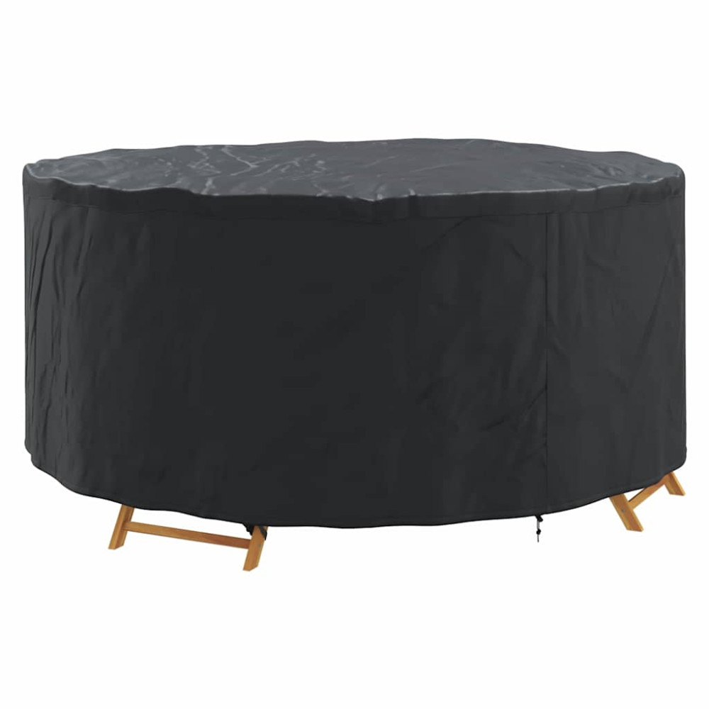 Produktbild för Möbelöverdrag Svart 200 x 200 x 71 cm 420D Oxford Tyg