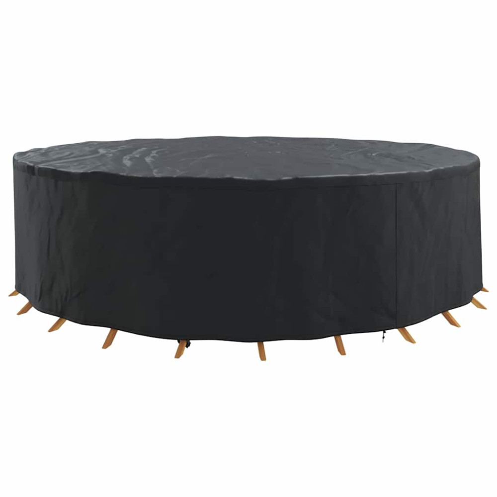 Produktbild för Möbelöverdrag Svart 320 x 320 x 105 cm 210D Oxford Tyg