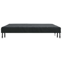 Produktbild för Bordskydd Enfärgad Svart 142 x 142 x 15 cm tyg