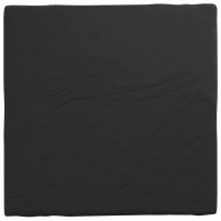 Produktbild för Bordskydd Enfärgad Svart 142 x 142 x 15 cm tyg