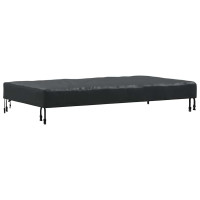 Produktbild för Bordskydd Enfärgad Svart 122 x 72 x 15 cm tyg