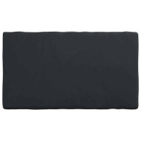 Produktbild för Bordskydd Enfärgad Svart 122 x 72 x 15 cm tyg