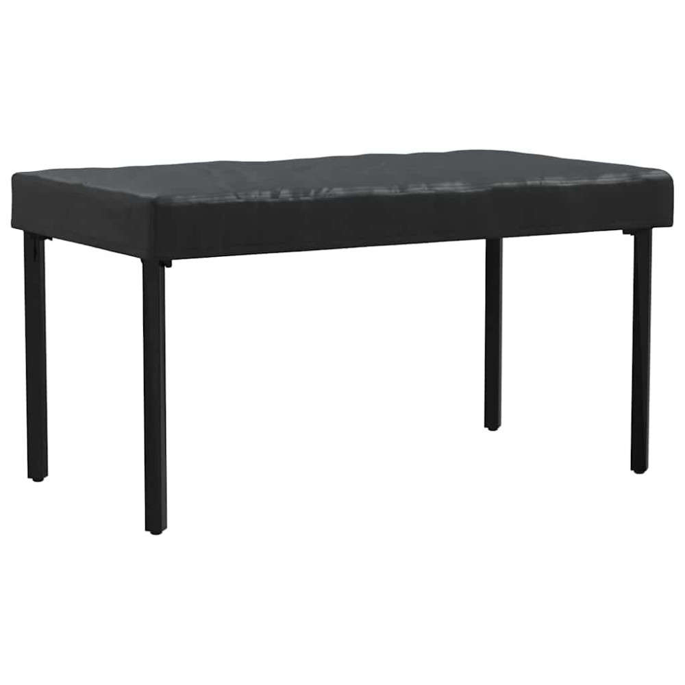 Produktbild för Bordskydd Enfärgad Svart 152 x 92 x 15 cm tyg