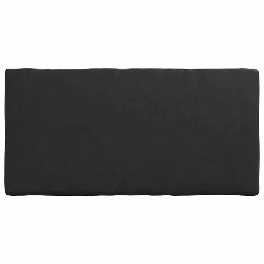 Produktbild för Bordskydd Enfärgad Svart 162 x 92 x 15 cm tyg