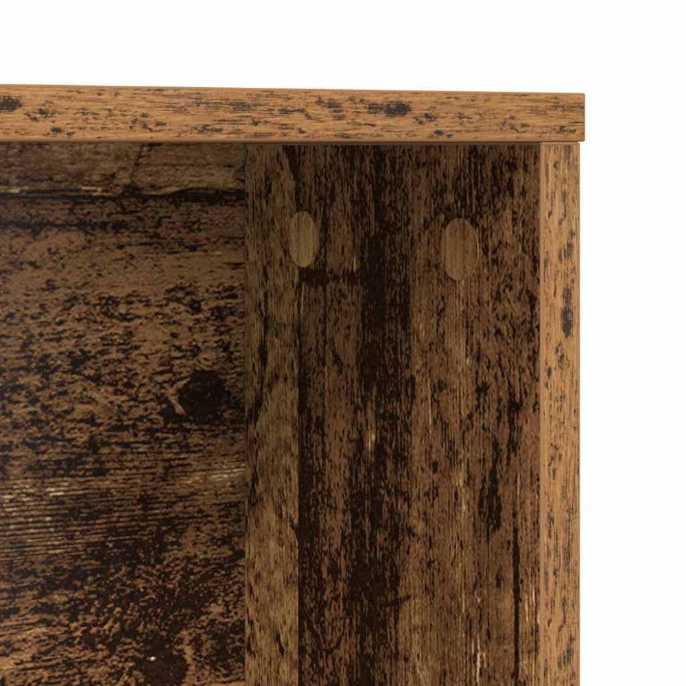 Produktbild för Skrivbord Gammalt trä 91 x 50 x 149 cm Konstruerat trä