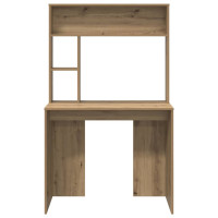 Produktbild för Skrivbord med hylla Artisan Ek 91 x 50 x 149 cm Konstruerat trä