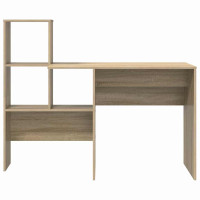 Produktbild för Skrivbord Sonoma-ek 131,5 x 50 x 106,5 cm Konstruerat trä