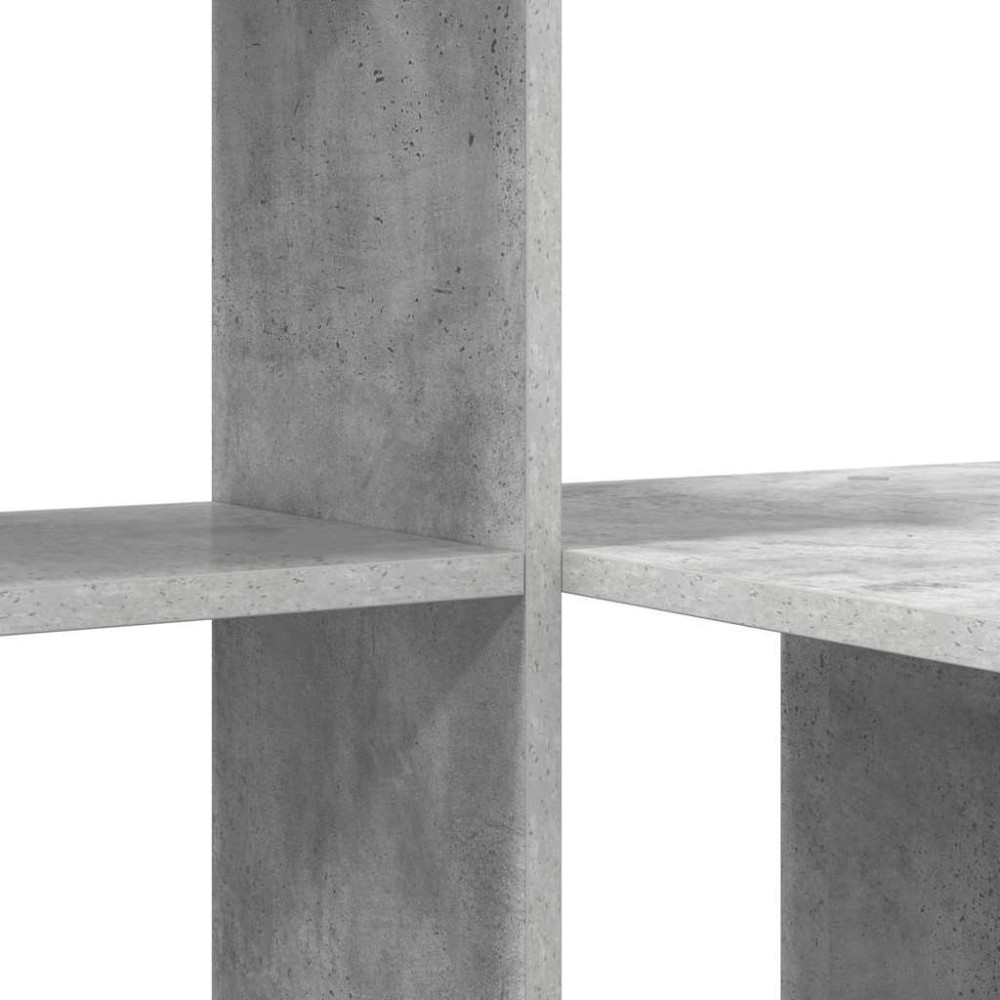 Produktbild för Skrivbord Betonggrå 131,5 x 50 x 106,5 cm Konstruerat trä