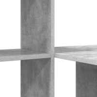 Produktbild för Skrivbord Betonggrå 131,5 x 50 x 106,5 cm Konstruerat trä