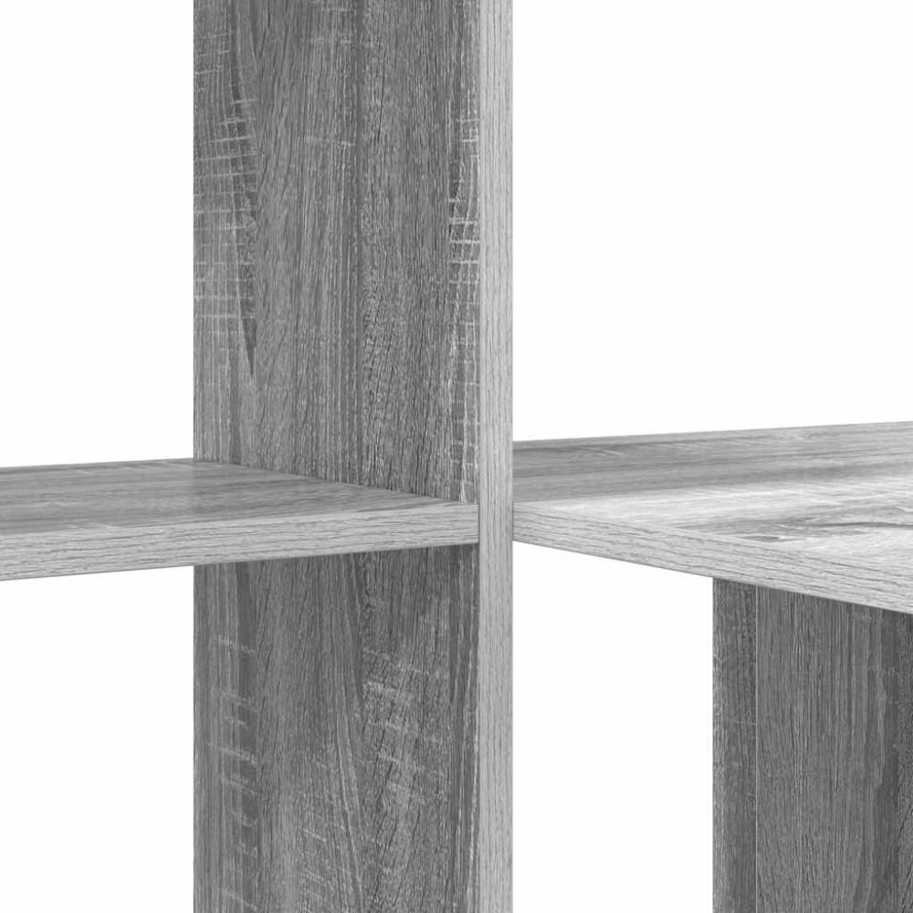 Produktbild för Skrivbord Grå Sonoma 131,5 x 50 x 106,5 cm Konstruerat trä