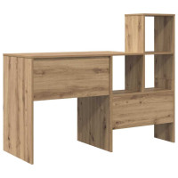 Produktbild för Skrivbord Artisan Ek 131,5 x 50 x 106,5 cm Konstruerat trä