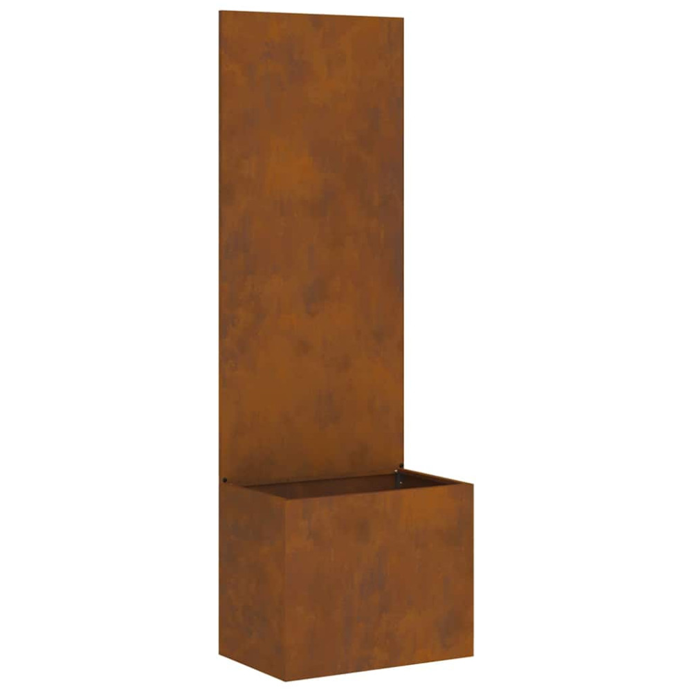 Produktbild för Trädgårds integritetsskärm Rostig 50 x 32 x 150 cm cortenstål
