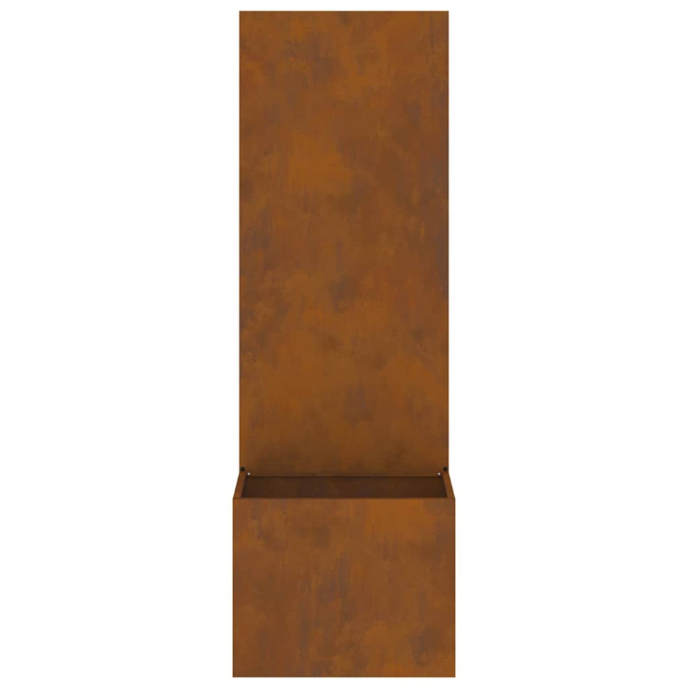 Produktbild för Trädgårds integritetsskärm Rostig 50 x 32 x 150 cm cortenstål