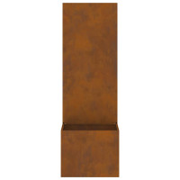 Produktbild för Trädgårds integritetsskärm Rostig 50 x 32 x 150 cm cortenstål