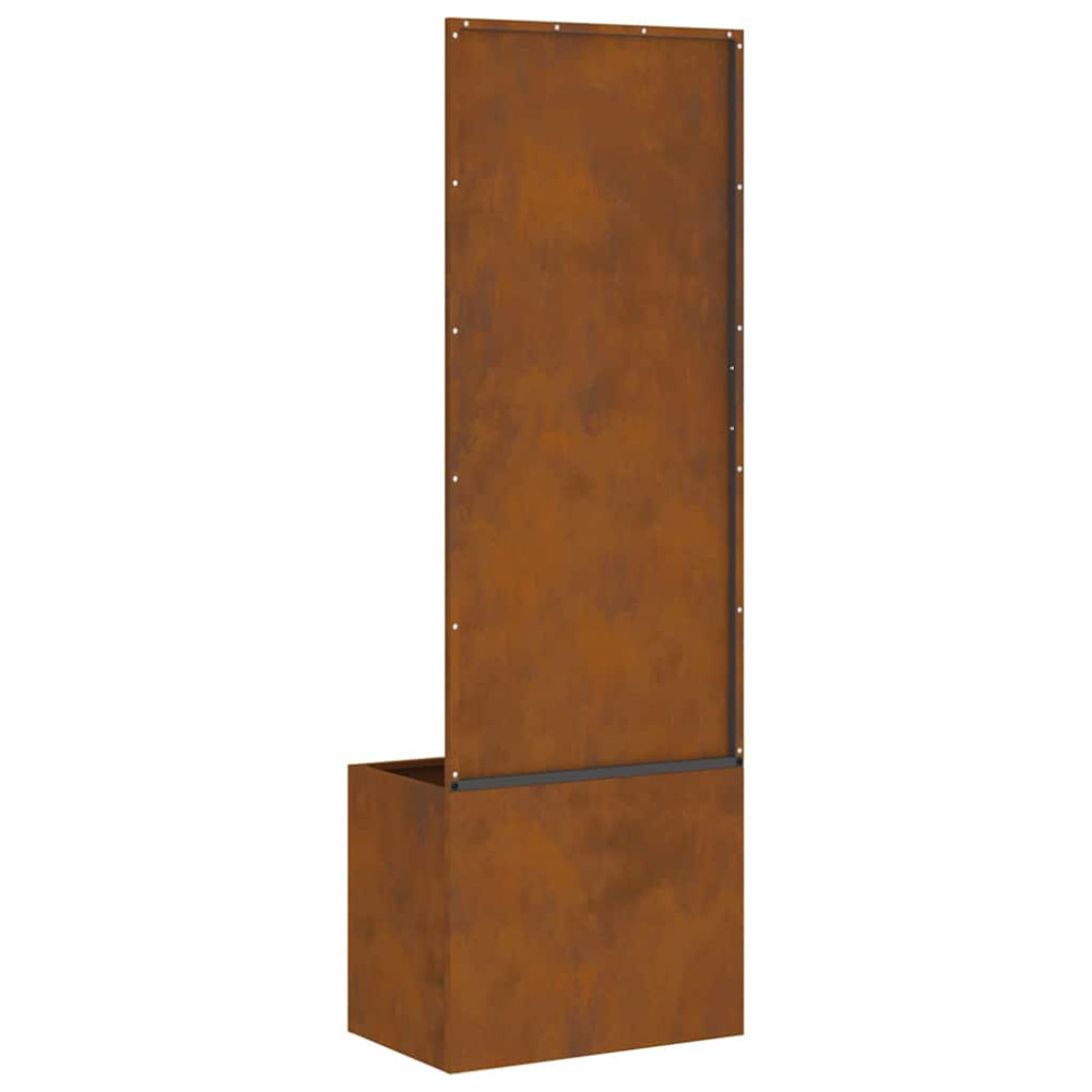 Produktbild för Trädgårds integritetsskärm Rostig 50 x 32 x 150 cm cortenstål