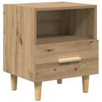 Produktbild för Nattduksbord Artisan Ek 40 x 35 x 47 cm Konstruerat trä