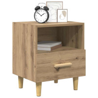 Produktbild för Nattduksbord Artisan Ek 40 x 35 x 47 cm Konstruerat trä